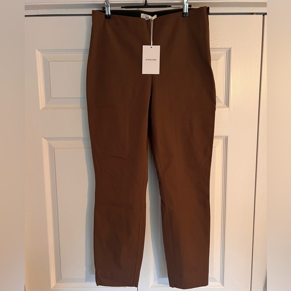 NWT Everlane The Bi-Stretch Work Pant Cocoa Size 8 - Picture 7 of 7